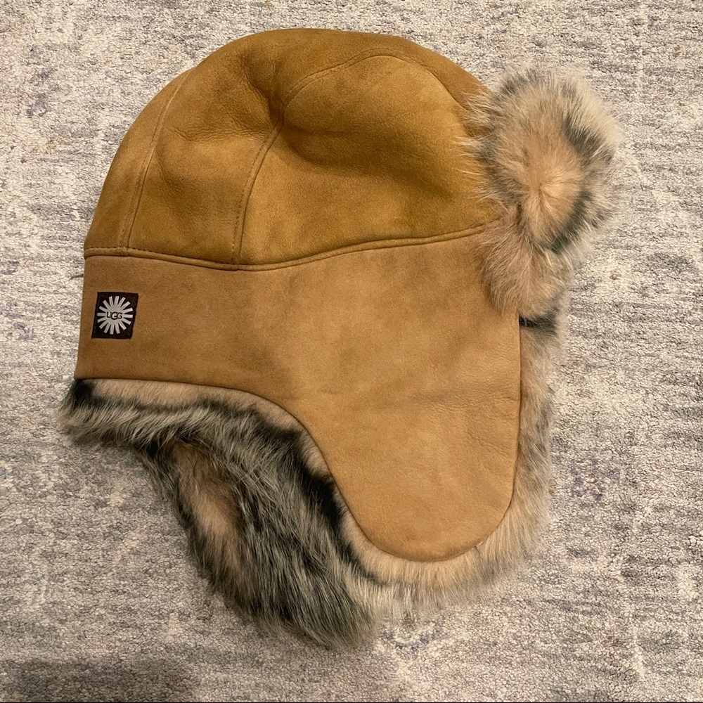Ugg trapper sheep skin hat
